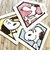 スヌーピー ダイヤモンド アクセントマット ブルー PEANUTS 75th SNOOPY