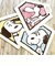 スヌーピー ダイヤモンド アクセントマット ピンク PEANUTS 75th SNOOPY