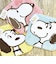 スヌーピー マルチマット ピンク PEANUTS 75th SNOOPY