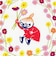 ムーミン リトルミイ ミニハンカチ(リースグリーン) タオル 日本製 MOOMIN