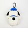 スヌーピー ぬいぐるみエコバッグ オラフ ネイビー お買い物 かばん マスコット カラビナ付き SNOOPY