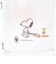 スヌーピー ペイント ガラスマグカップ コップ PEANUTS 75th SNOOPY