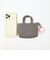 ミッフィー miffy 帆布プチトートバッグ グレー ポーチ