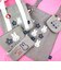 ミッフィー miffy 帆布プチトートバッグ グレー ポーチ