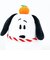 スヌーピー かがみもち キーチェーンマスコット ぬいぐるみ SNOOPY