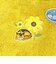スタジオジブリ となりのトトロ 兼用フタカバー 花のバス停 トイレ用品 イエロー