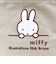 ミッフィー miffy ミニトートバッグ  グレージュ(ミッフィーフェイス)