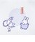 ミッフィー miffy 鳥獣戯画 ミニトートバッグ (パープル) 日本製