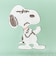 スヌーピー コンパクト三つ折財布 グリーン SNOOPY