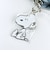 スヌーピー コンパクト三つ折財布 グリーン SNOOPY