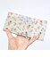 スヌーピー コンパクト三つ折財布 グリーン SNOOPY