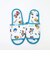サンリオキャラクターズ × SWIMMER(スイマー) 携帯スリッパ (ホワイト) (24～26cm) 旅行 Sanrio
