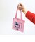 スヌーピー ルーシー ミニトートバッグ ピンク PEANUTS 75th ROOTOTE ルートート SNOOPY