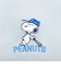 スヌーピー 2ルームショルダーバッグ グレー ベースボール SNOOPY