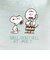 スヌーピー 2WAY吊下げポーチ トラベル グリーン SNOOPY