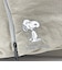 スヌーピー パッカブルボストン トラベルバッグ ライトグレー SNOOPY
