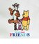ディズニー くまのプーさん スクエアランチバッグ(M) POOH FUNNY FACES お弁当 Disney