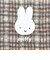 ミッフィー miffy レッスンバッグ ブラウン キルティングチェック トートバッグ