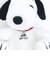 スヌーピー 『A』 座り イニシャルマスコット ぬいぐるみ SNOOPY