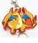 ポケットモンスター メガリザードンY ラバーリールキーホルダー ポケモン