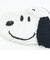 スヌーピー ダイカットフェイスポーチ ブラック SNOOPY