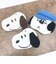 スヌーピー ダイカットフェイスポーチ ブラック SNOOPY
