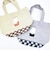 ミッフィー miffy ミニトートバッグ グレー ダイアゴナルチェック ランチ