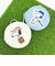 スヌーピー サークルポーチ グレー ベースボール SNOOPY
