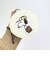 スヌーピー サークルポーチ アイボリー ベースボール SNOOPY