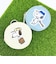 スヌーピー サークルポーチ アイボリー ベースボール SNOOPY