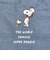スヌーピー トートバッグ ボウタイ ネイビー ランチ SNOOPY