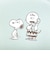 スヌーピー アクセサリーポーチ グリーン トラベル SNOOPY