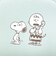 スヌーピー アクセサリーポーチ グリーン トラベル SNOOPY