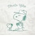スヌーピー チェックリバーシブルナップザック アイボリー リュック SNOOPY