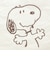 スヌーピー チェックリバーシブルトートバッグ ベージュ SNOOPY