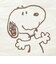 スヌーピー チェックリバーシブルトートバッグ ベージュ SNOOPY