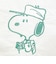 スヌーピー チェックリバーシブルトートバッグ アイボリー SNOOPY