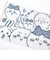 ちいかわ 何してたんだっけ バスマット アイボリー
