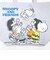 スヌーピー トートバッグ グレー SNOOPY