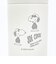 スヌーピー ジョークール ハンドル付ステンレスボトル【350ml】 ホワイト モノトーン 水筒 SNOOPY