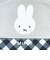 ミッフィー miffy ティッシュポーチ グレー ダイアゴナルチェック