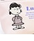 スヌーピー ルーシー ミニ船形ポーチ アップリケ SNOOPY