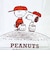 スヌーピー クリアトートバッグ レッド ベースボール SNOOPY