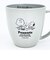 スヌーピー チャーリーブラウン マグカップ(L) (グレー) パステルカラー樹脂食器 コップ SNOOPY