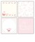 ミッフィー miffy メモパッド・スクエア (dance) ホワイト 文具 日本製