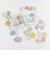 ミッフィー miffy フレークシール (flower) 文具