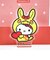 サンリオ ハローキティ × ロディ アクリルクリップ 日本製 文具 Sanrio