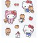 サンリオ ハローキティ リフレクターステッカー シール 文具 Sanrio