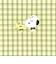 スヌーピー 巾着 グリーン チェックワッペンシリーズ SNOOPY