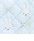 ミッフィー miffy 巾着 ブルー キルティングパールシリーズ